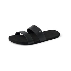 Reef Women's Bliss Nights Slides NWT Sz 9 Women's Black Sandals